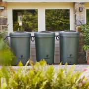 Harcostar 1050 Litre Magnum Water Butt Triple Kit in situ | Water Barrels