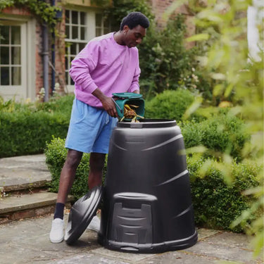 Blackwall 330L Black Composter EvenGreener