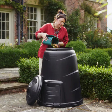 Blackwall 330L Black Composter EvenGreener