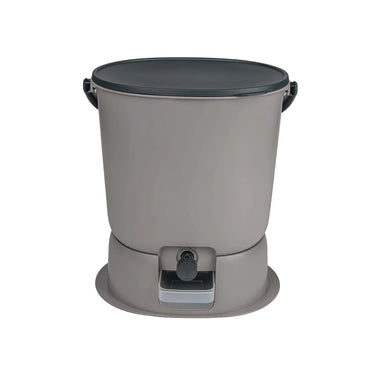 Organko Grey Twin Pack Bokashi Bin with 1kg Bokashi