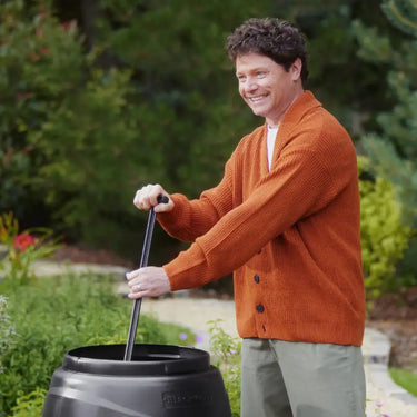 Compost Aerator in Autumn