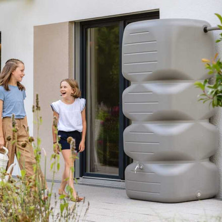Cubus 1000 Litre Grey Garden Tank