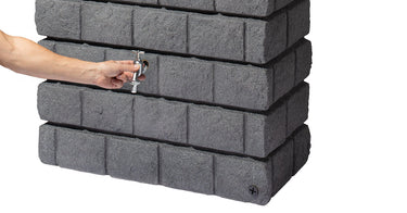 Garantia Rocky Junior 300 Litre Dark Granite Wall Tank