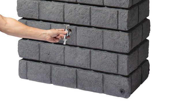 Garantia Rocky Junior 300 Litre Dark Granite Wall Tank