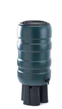Whitefurze 150 Litre Green Waterbutt Kit