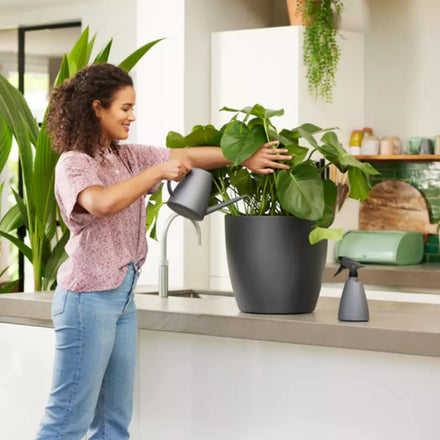 Elho 1.8 Litre Anthracite Recycled Plastic Watering Can