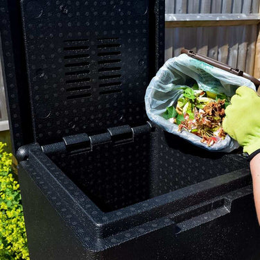 HotBin Mk 2 200 Litre Compost Bin in situ
