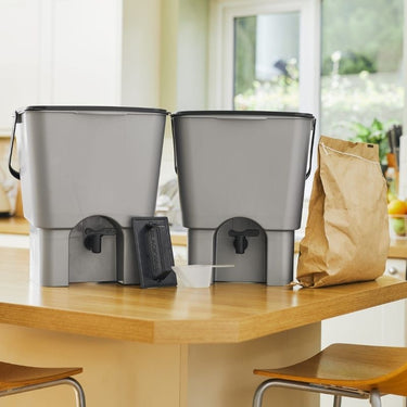 Blackwall Twin Pack Bokashi Bin in situ