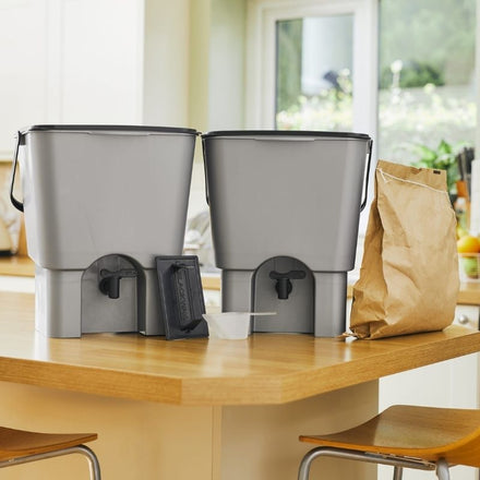 Blackwall Twin Pack Bokashi Bin in situ