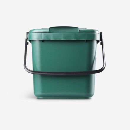 Straight 7 Litre Green Kitchen Caddy | Studio Shot