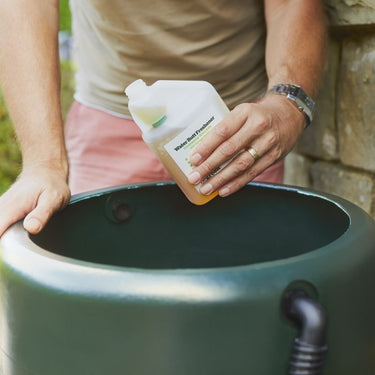Be Green 500ml Water Butt Freshener in situ