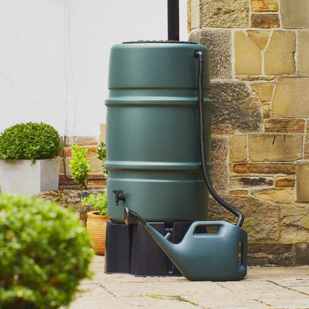 Harcostar Waterbutt Overflow Kit in situ