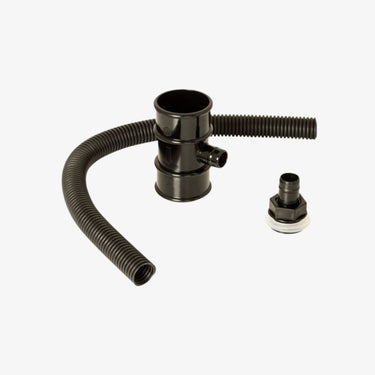 Small Downpipe Rain Diverter Kit - Black
