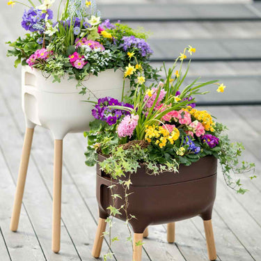 Urbalive High Rise Beige Planter
