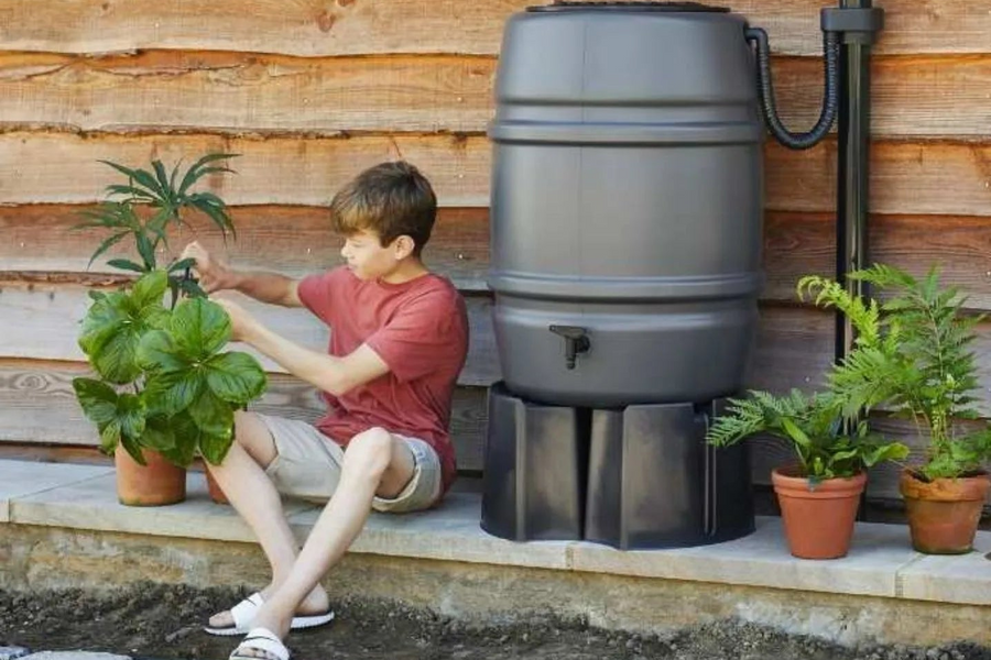 Save water and money with a water butt