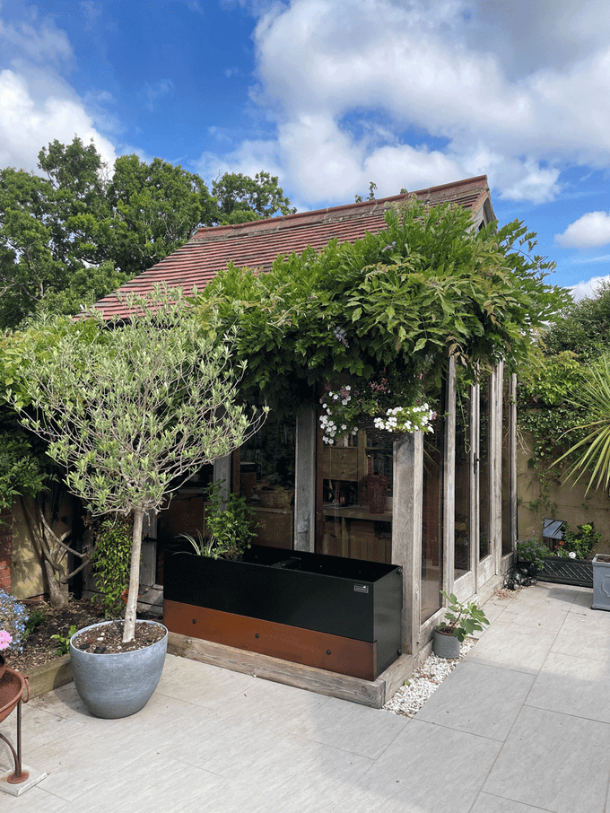Dipping Tank - 2m with Corten Aged Fascia