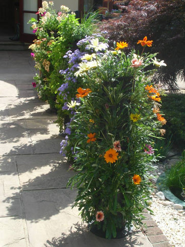 Flower Tower Vertical Floor Standing Planter 2 Pack