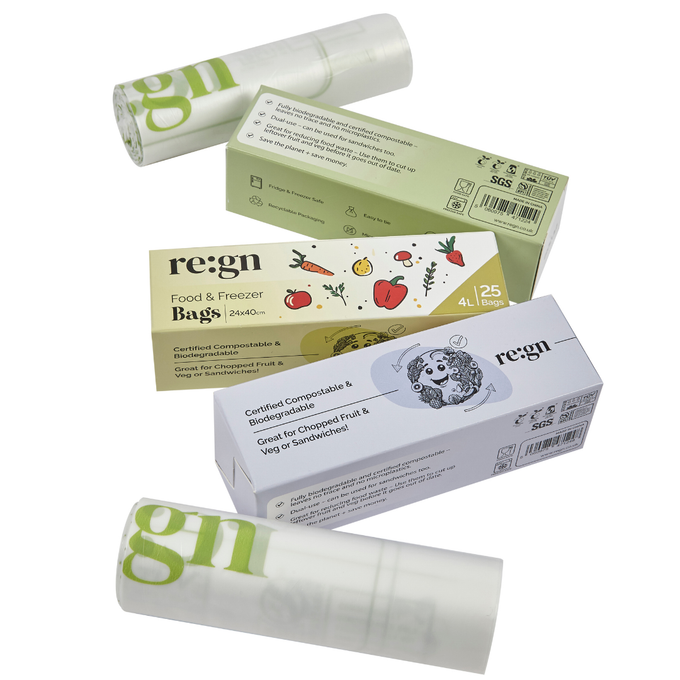 Compostable 2L Food & Freezer Bags - 35 bags