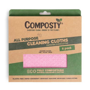 Composty Compostable Swedish Dishcloths - 6 Pack