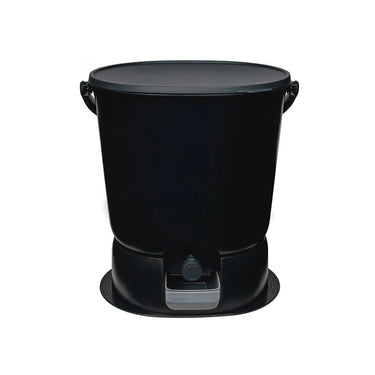 Organko Black Twin Pack Bokashi Bin with 1kg Bokashi