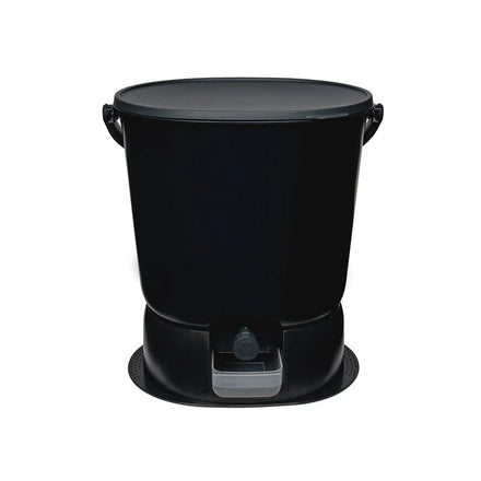 Organko Black Twin Pack Bokashi Bin with 1kg Bokashi