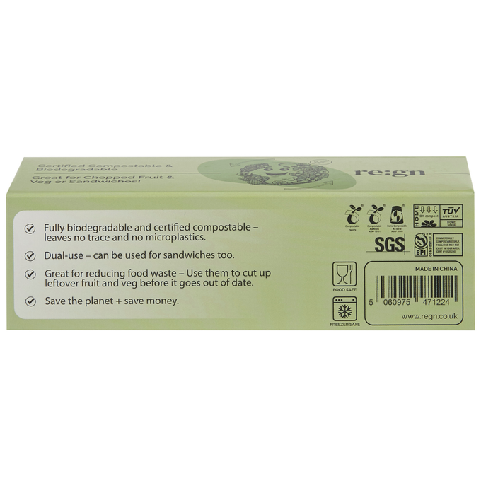 Compostable 2L Food & Freezer Bags - 35 bags