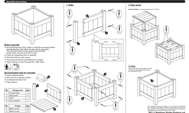 Rowlinson Aston Planter - 2 pack