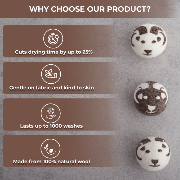 Wool Tumble Dryer Balls