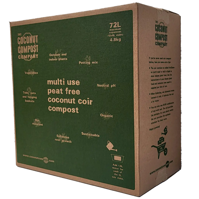Peat-Free Coconut Compost - 72 litres
