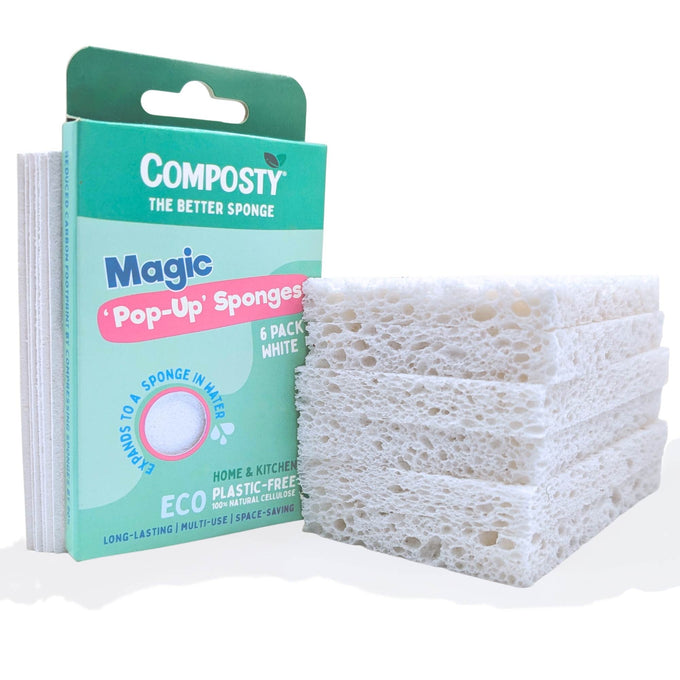 Magic ‘Pop-Up’ Eco Sponges - 12 pack