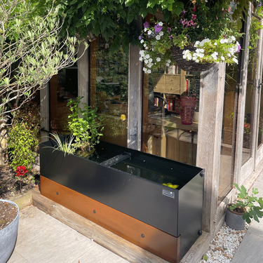 Dipping Tank - 60cm with Corten Aged Fascia