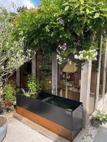 Dipping Tank - 2m with Corten Aged Fascia