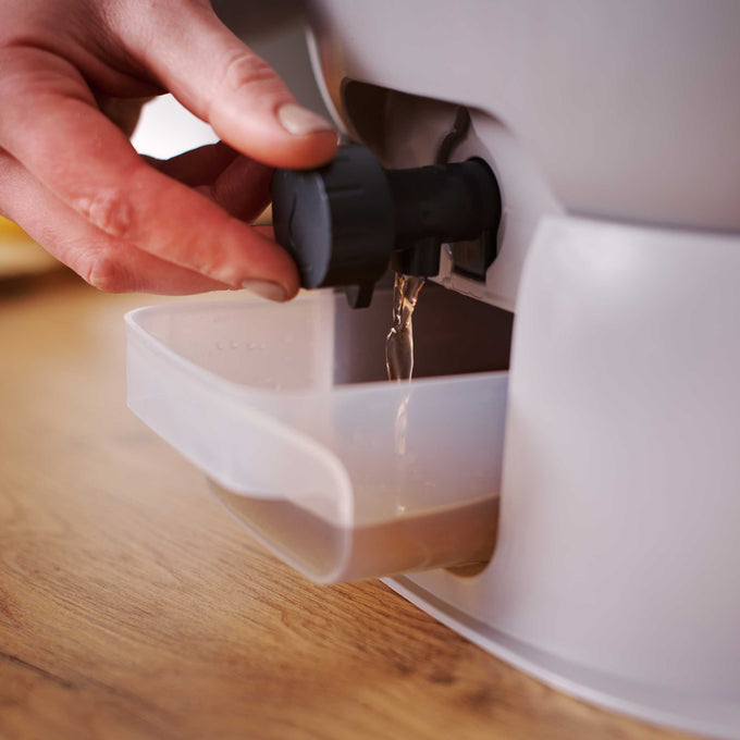 Organko Grey Twin Pack Bokashi Bin with 1kg Bokashi