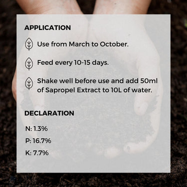 Ecoworm 1 litre Sapropel Extract for All Plants