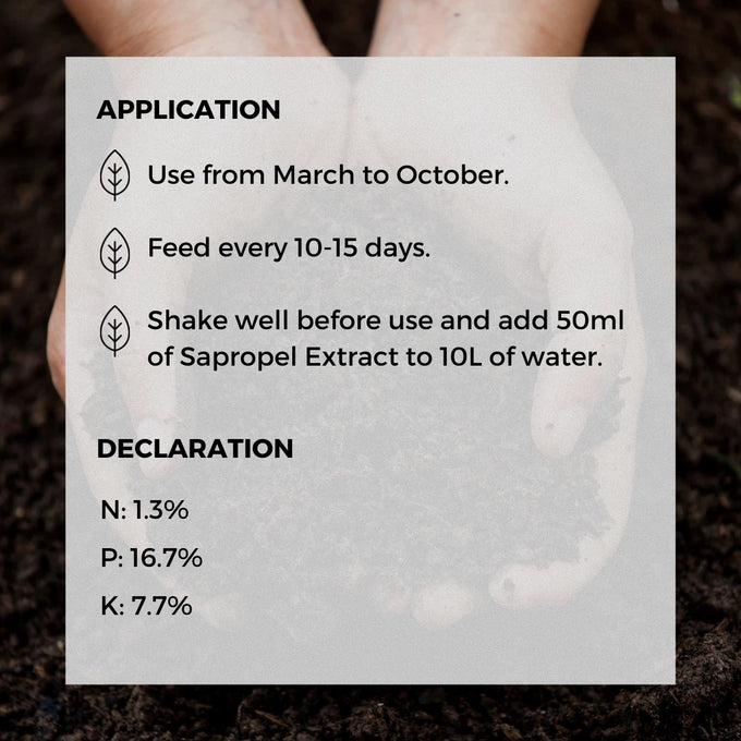 Ecoworm 1 litre Sapropel Extract for All Plants