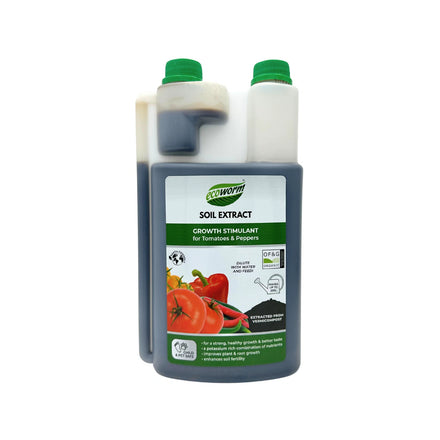Ecoworm 1 litre Soil Extract for Tomatoes & Peppers