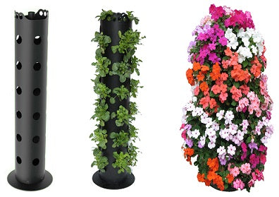 Flower Tower Vertical Floor Standing Planter 3 Pack