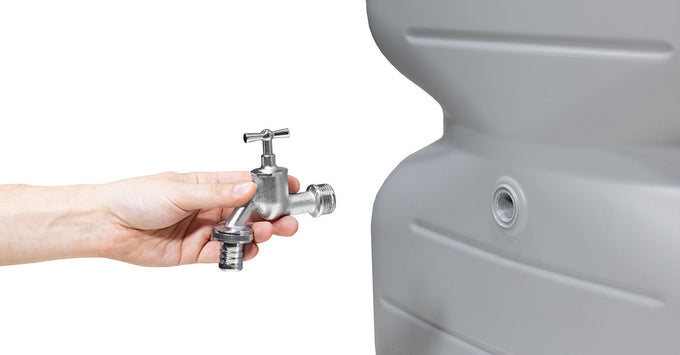 Graf Cubus 1000 Litre Grey Garden Tank