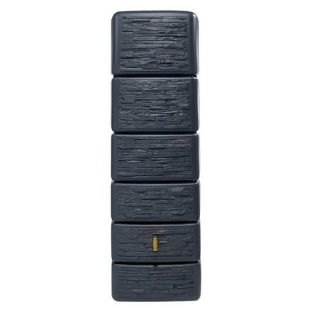 Garantia 330 Litre Dark Grey Slim Stone Wall Tank