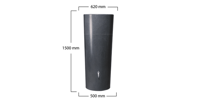 Graf 2-in-1 350 Litre Lava Water Tank