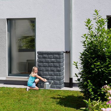 Garantia Rocky Junior 300 Litre Dark Granite Wall Tank