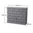 Rocky 400 Litre Dark Granite Wall Tank