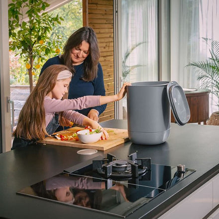 Plastia Twin Pack Bokashi Bin with 1kg Bokashi