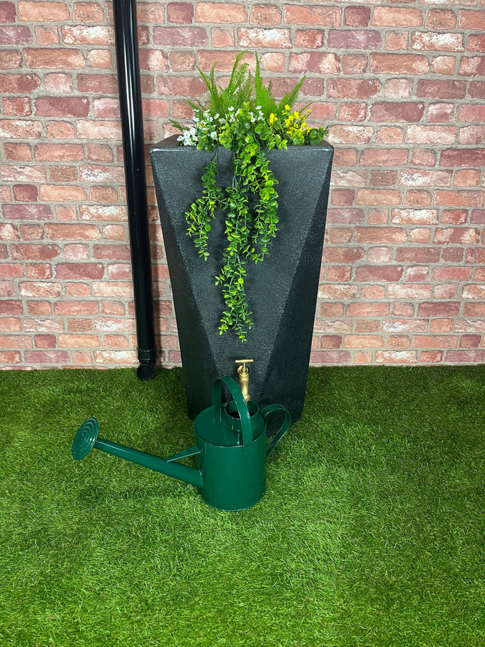 Prestige 100 Litre Manhatten Twist Black Granite Water Butt