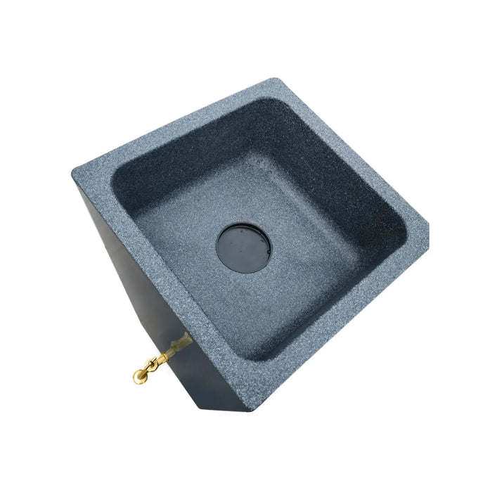 Prestige 100 Litre Manhatten Twist Grey Marble Water Butt