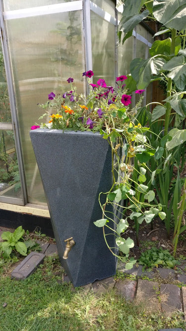 Prestige 100 Litre Manhatten Twist Grey Marble Water Butt