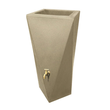 Prestige 100 Litre Manhatten Twist Sandstone Water Butt