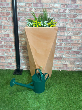 Prestige 100 Litre Manhattan Twist Washed Terracotta Water Butt