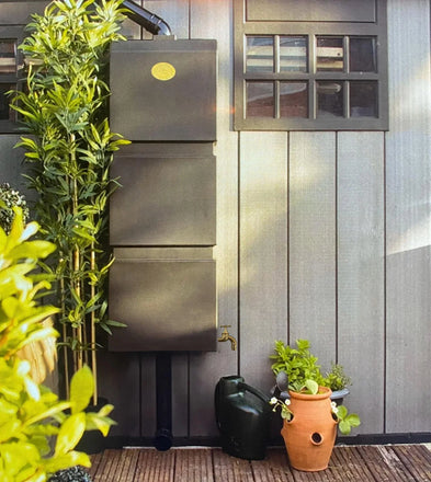 Prestige 100 Litre Black Wall Tank