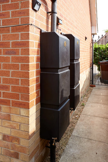 Prestige 100 Litre Black Wall Tank
